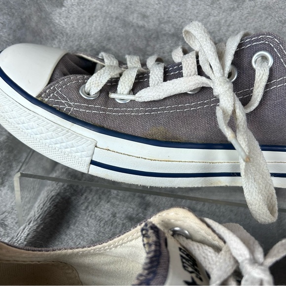 Converse All Star Low Top Sneakers Mens 6 Womens 8 Faded Navy Blue Chuck Taylors - Picture 12 of 13